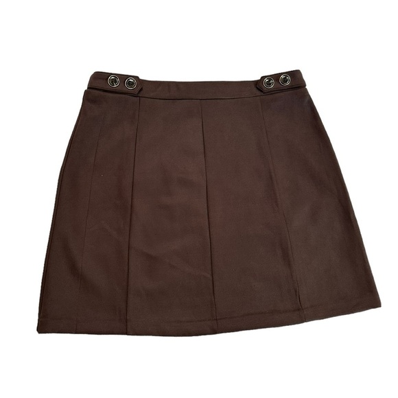 Marc New York by Andrew Marc Chocolate Brown Skirt Size Medium - Picture 1 of 14